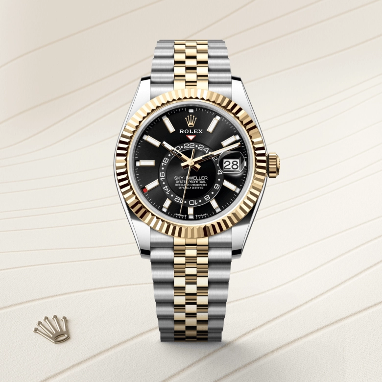 rolex sky-dweller in yellow rolesor, m336933-0004- kee hing hung