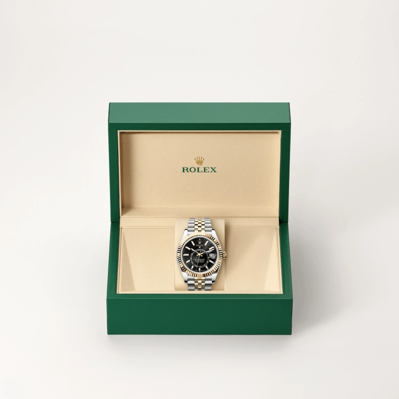 rolex sky-dweller in yellow rolesor, m336933-0004- kee hing hung