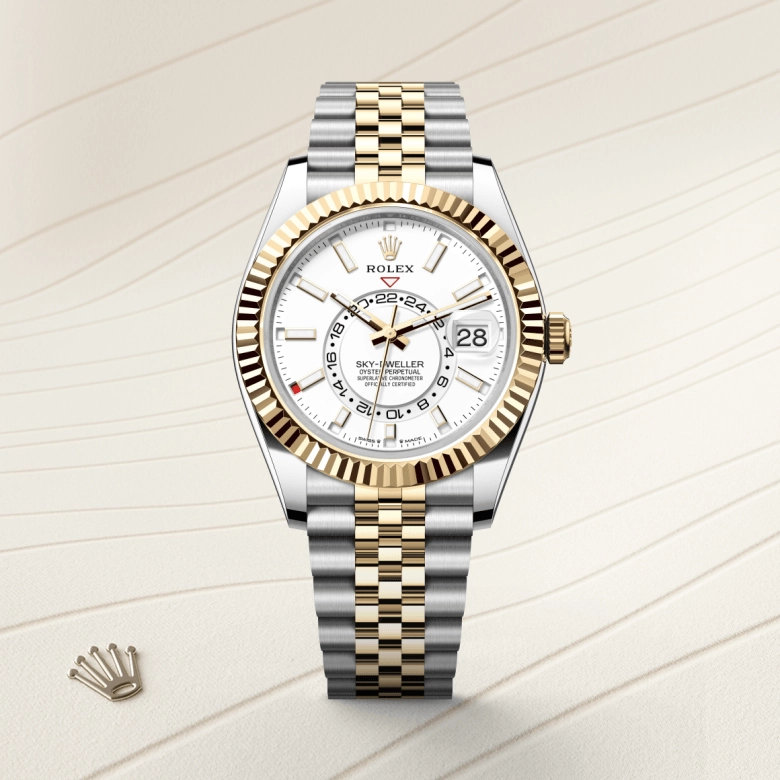 rolex sky-dweller in yellow rolesor, m336933-0006- kee hing hung