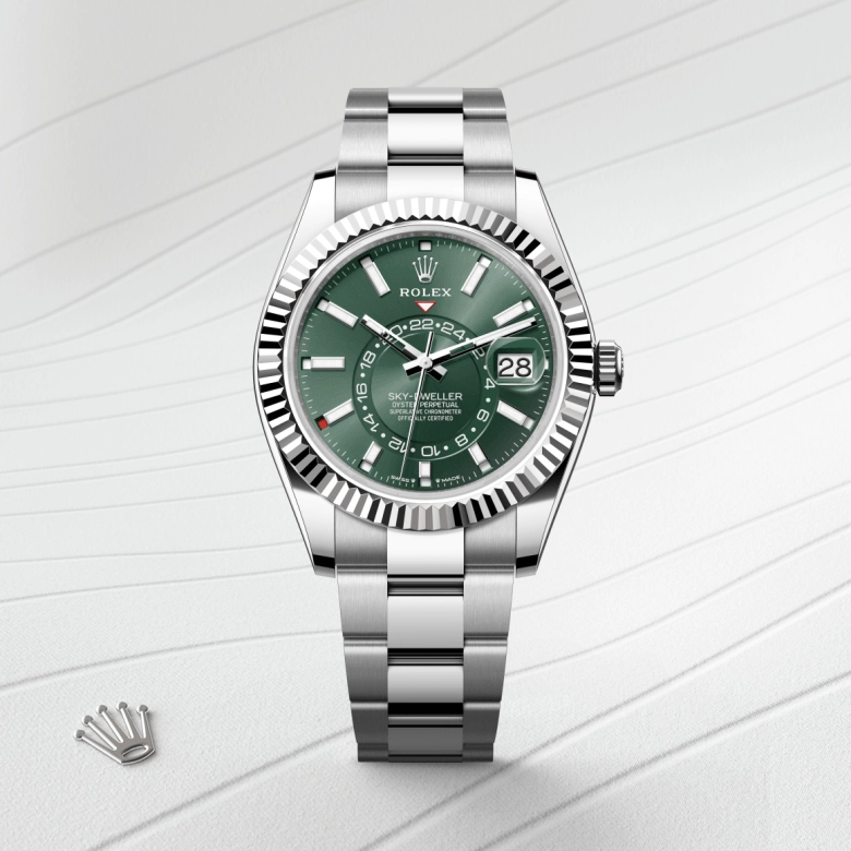 rolex sky-dweller in white rolesor, m336934-0001 - kee hing hung