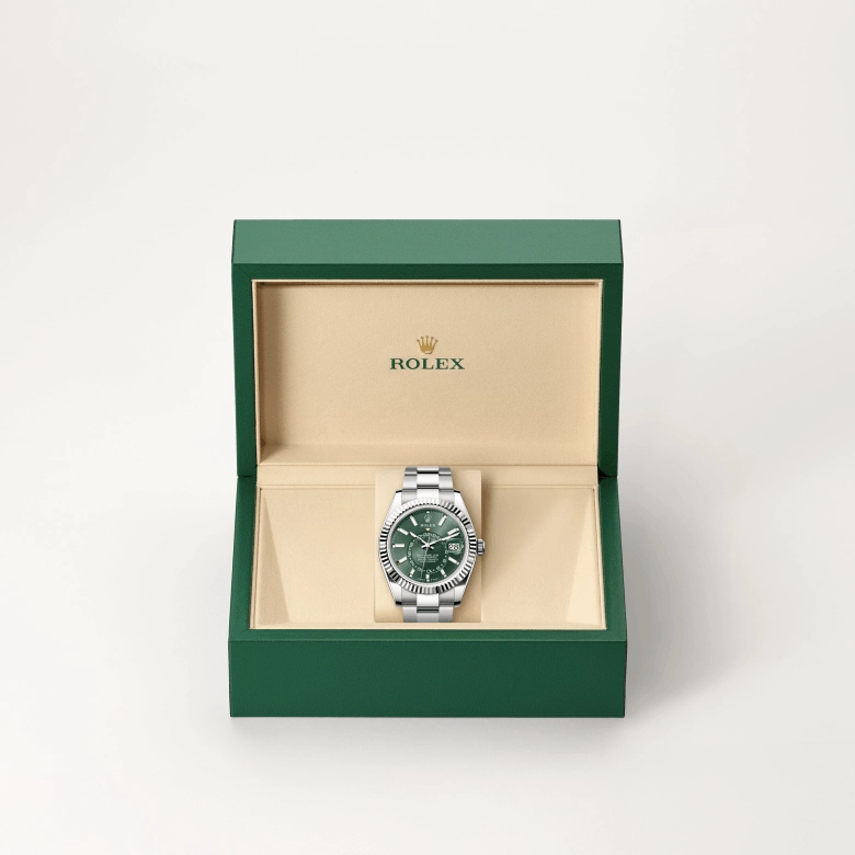 rolex sky-dweller in white rolesor, m336934-0001 - kee hing hung