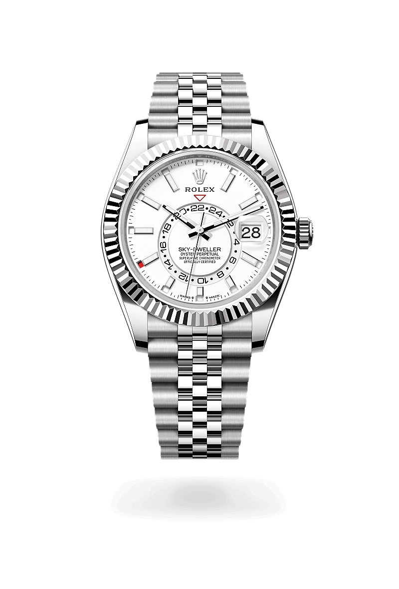 rolex sky-dweller in white rolesor, m336934-0004- kee hing hung rolex sky-dweller in white rolesor, m336934-0004- kee hing hung