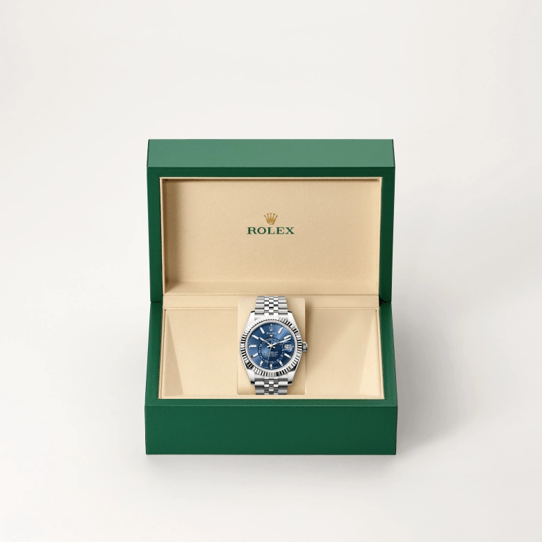 rolex sky-dweller in white rolesor, m336934-0006- kee hing hung
