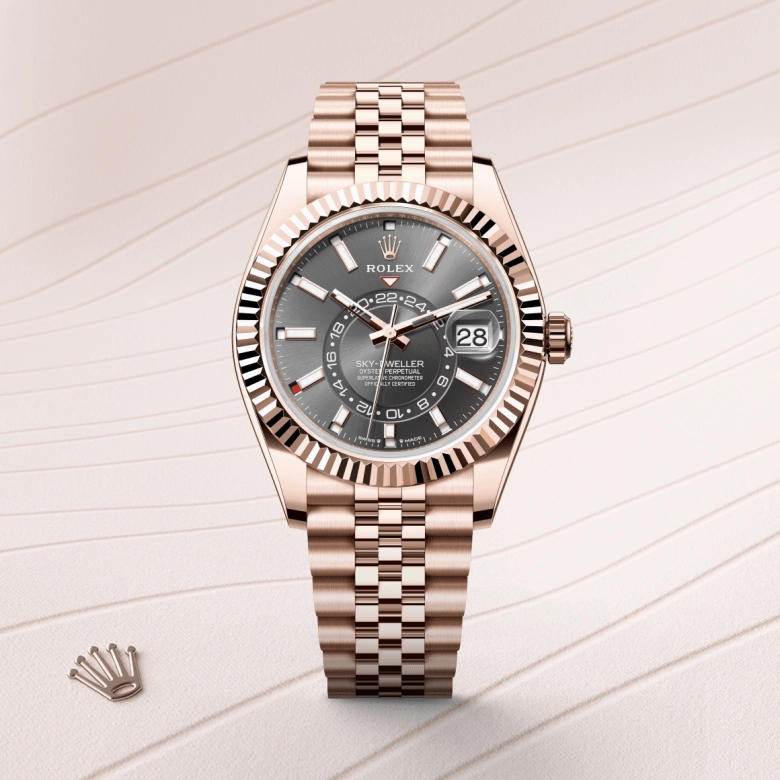 rolex sky-dweller in everose gold, m336935-0008 - kee hing hung