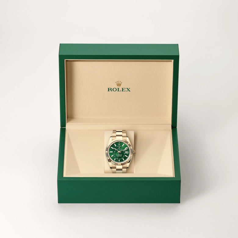 rolex sky-dweller in yellow gold, m336938-0007- kee hing hung