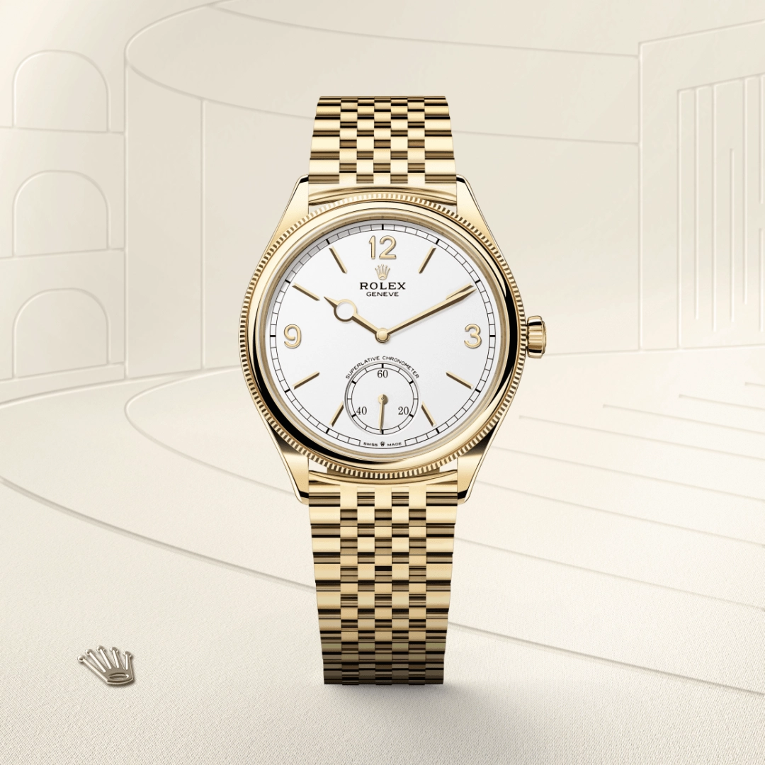 rolex 1908 in yellow gold, m52508-0008 - kee hing hung