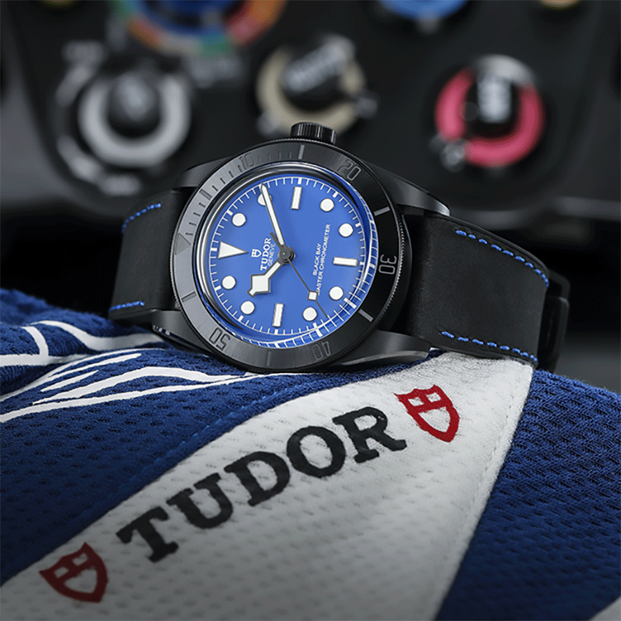 Black Bay Ceramic Blue (Checkered-1)