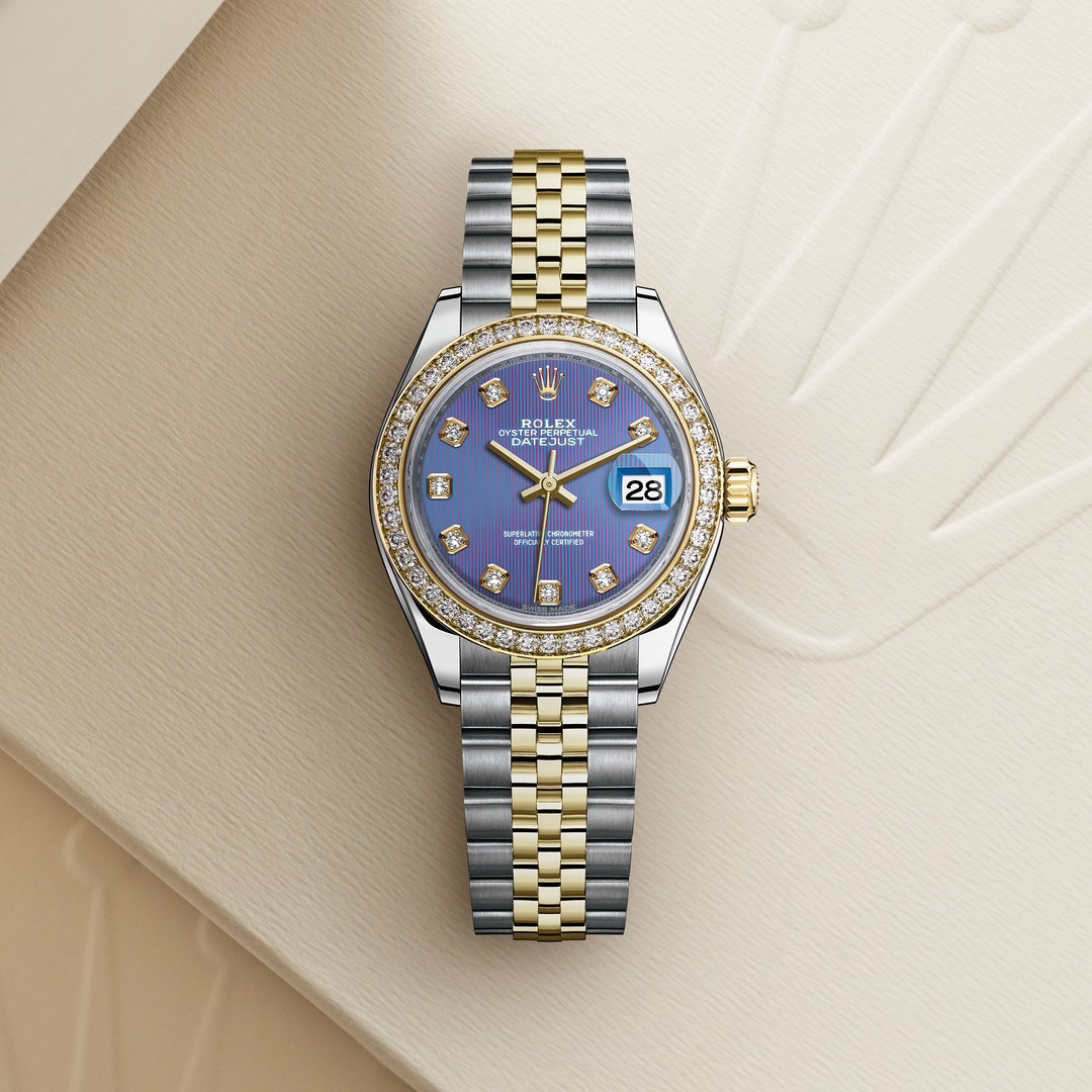 Rolex Oyster Perpetual Lady- Datejust 28 In Yellow Rolesor