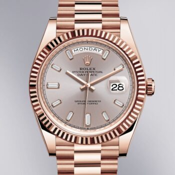 Rolex Oyster Perpetual Day-Date 40 In 18 ct Everose Gold - Kee Hing Hung