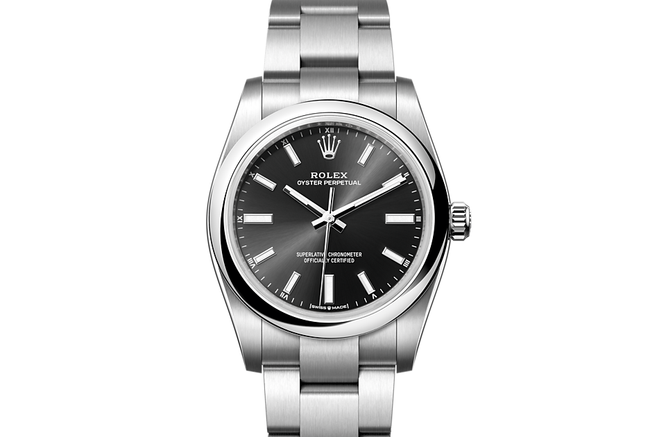 Rolex Oyster Perpetual 34 in Oystersteel - m124200-0002 at Kee Hing Hung