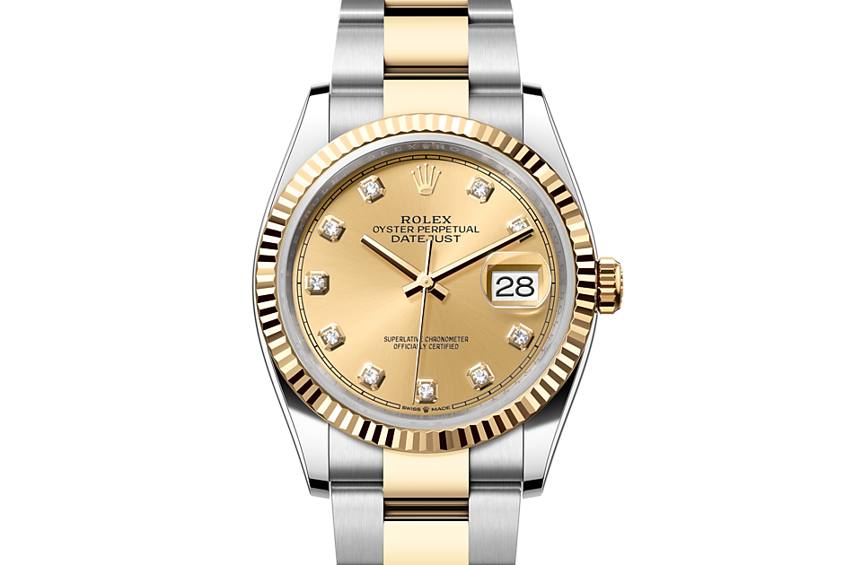 Rolex Datejust 36 in Oystersteel and yellow gold - m126233-0018 at Kee Hing Hung