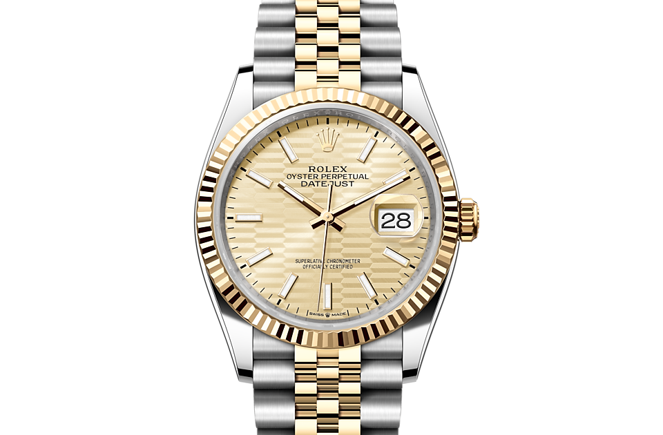 Rolex Datejust 36 in Oystersteel and yellow gold - m126233-0039 at Kee Hing Hung