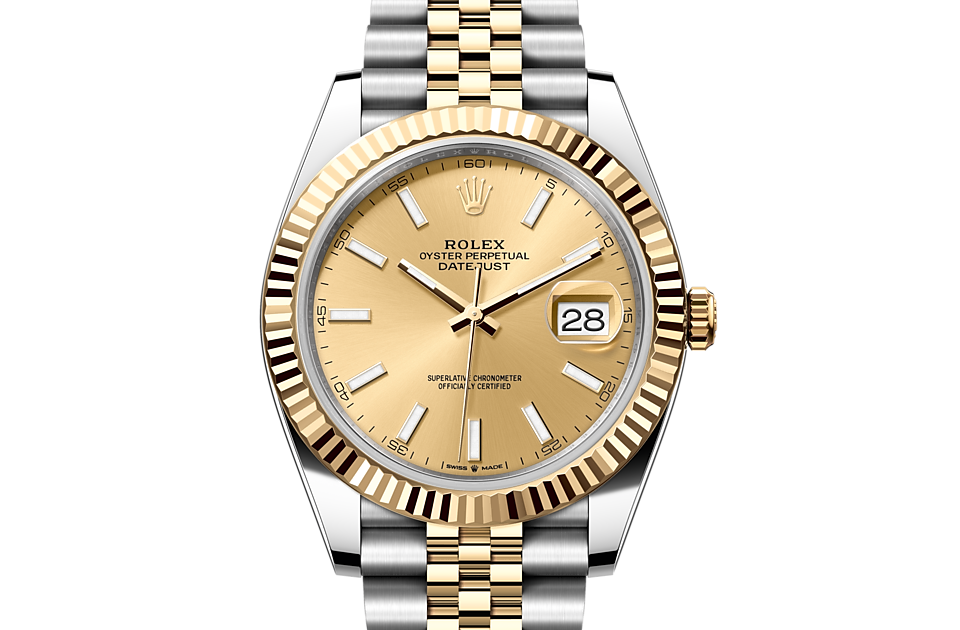 Rolex Datejust 41 in Oystersteel and yellow gold - m126333-0010 at Kee Hing Hung