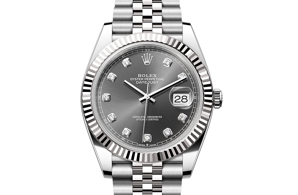 Rolex Datejust 41 in Oystersteel and white gold - m126334-0006 at Kee Hing Hung