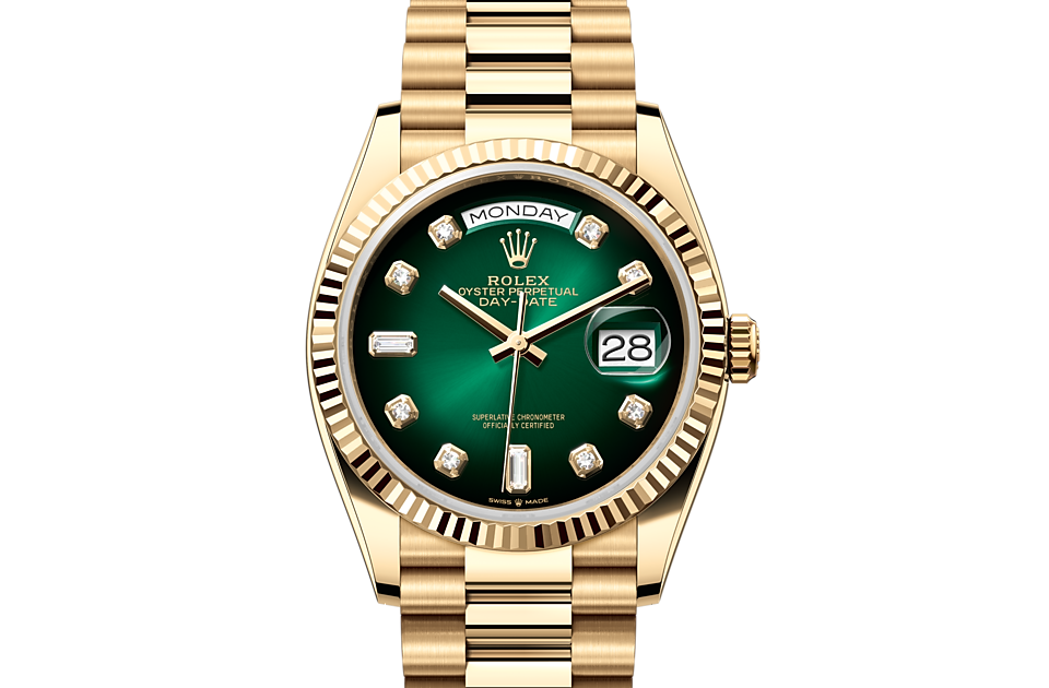 Rolex Day-Date 36 in yellow gold - m128238-0069 at Kee Hing Hung