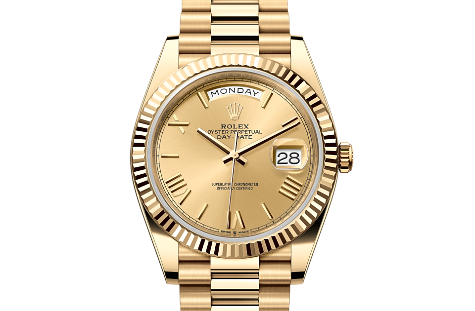 Rolex Day-Date 40 in yellow gold - m228238-0006 at Kee Hing Hung
