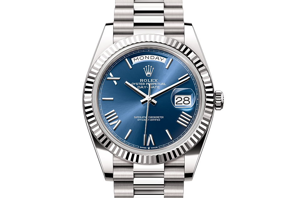 Rolex Day-Date 40 in white gold - m228239-0007 at Kee Hing Hung