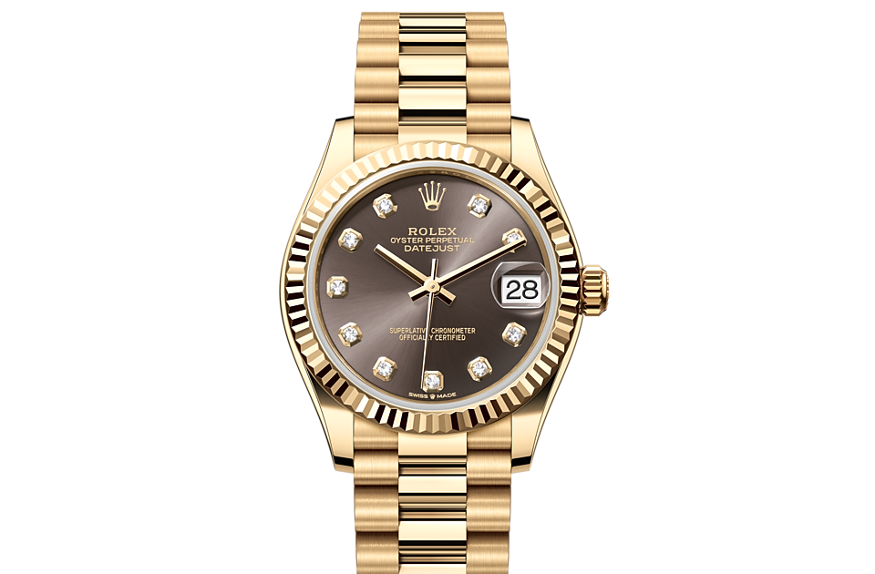 Rolex Datejust 31 in yellow gold - m278278-0036 at Kee Hing Hung