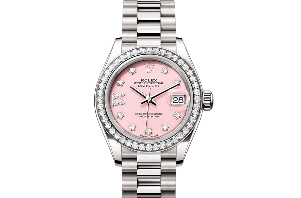 Rolex Lady-Datejust in white gold and diamonds - m279139rbr-0002 at Kee Hing Hung
