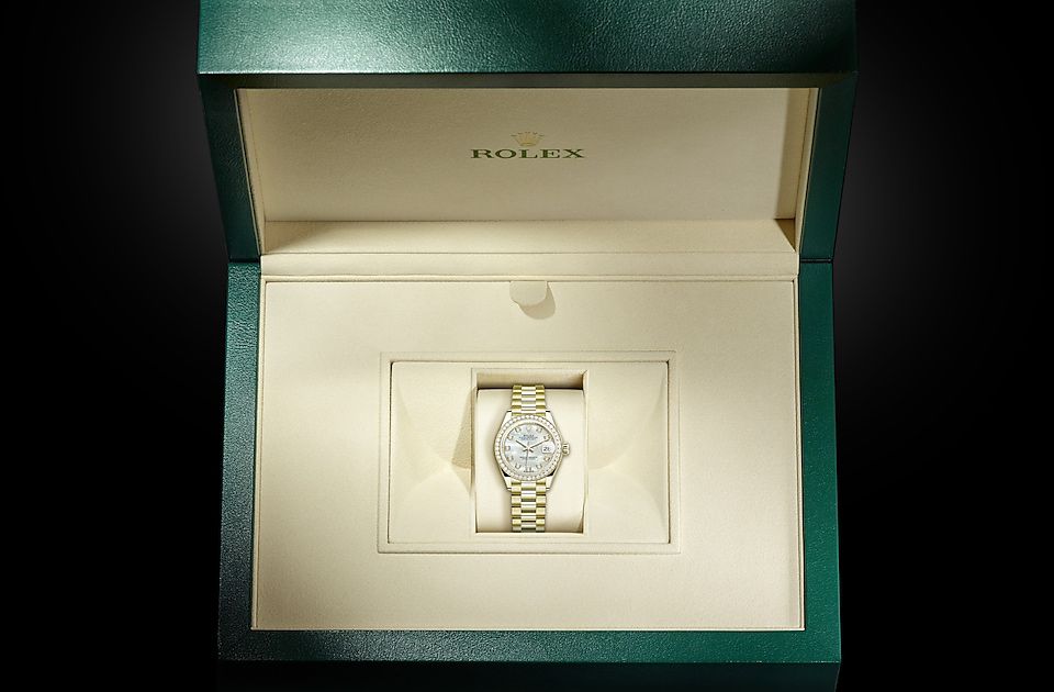Rolex Lady-Datejust in yellow gold and diamonds - m279138rbr-0015 at Kee Hing Hung