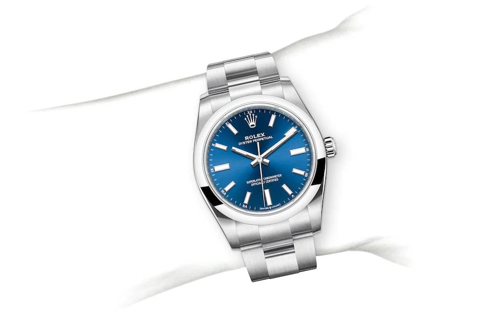 Rolex Oyster Perpetual 34 in Oystersteel - m124200-0003 at Kee Hing Hung