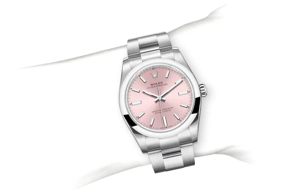 Rolex Oyster Perpetual 34 in Oystersteel - m124200-0004 at Kee Hing Hung