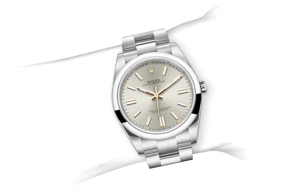 Rolex Oyster Perpetual 41 in Oystersteel - m124300-0001 at Kee Hing Hung