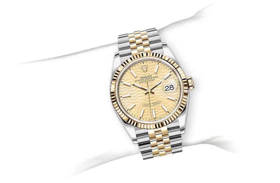 Rolex Datejust 36 in Oystersteel and yellow gold - m126233-0039 at Kee Hing Hung