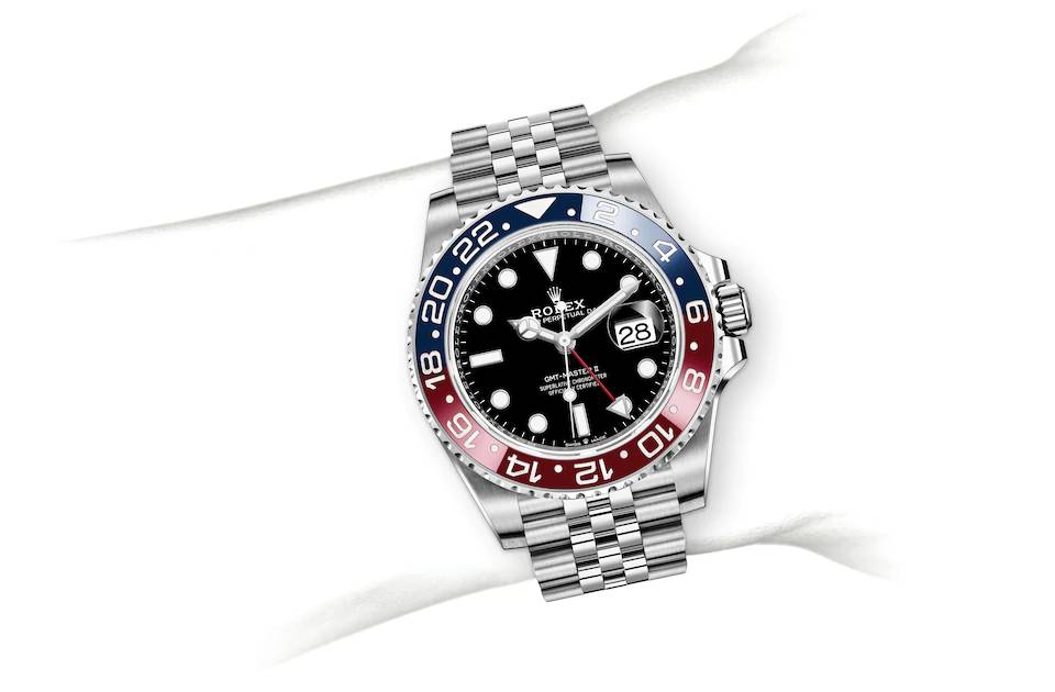 Rolex GMT-Master II in Oystersteel - m126710blro-0001 at Kee Hing Hung