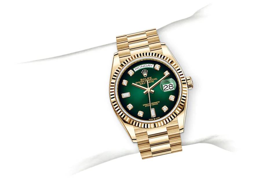 Rolex Day-Date 36 in yellow gold - m128238-0069 at Kee Hing Hung